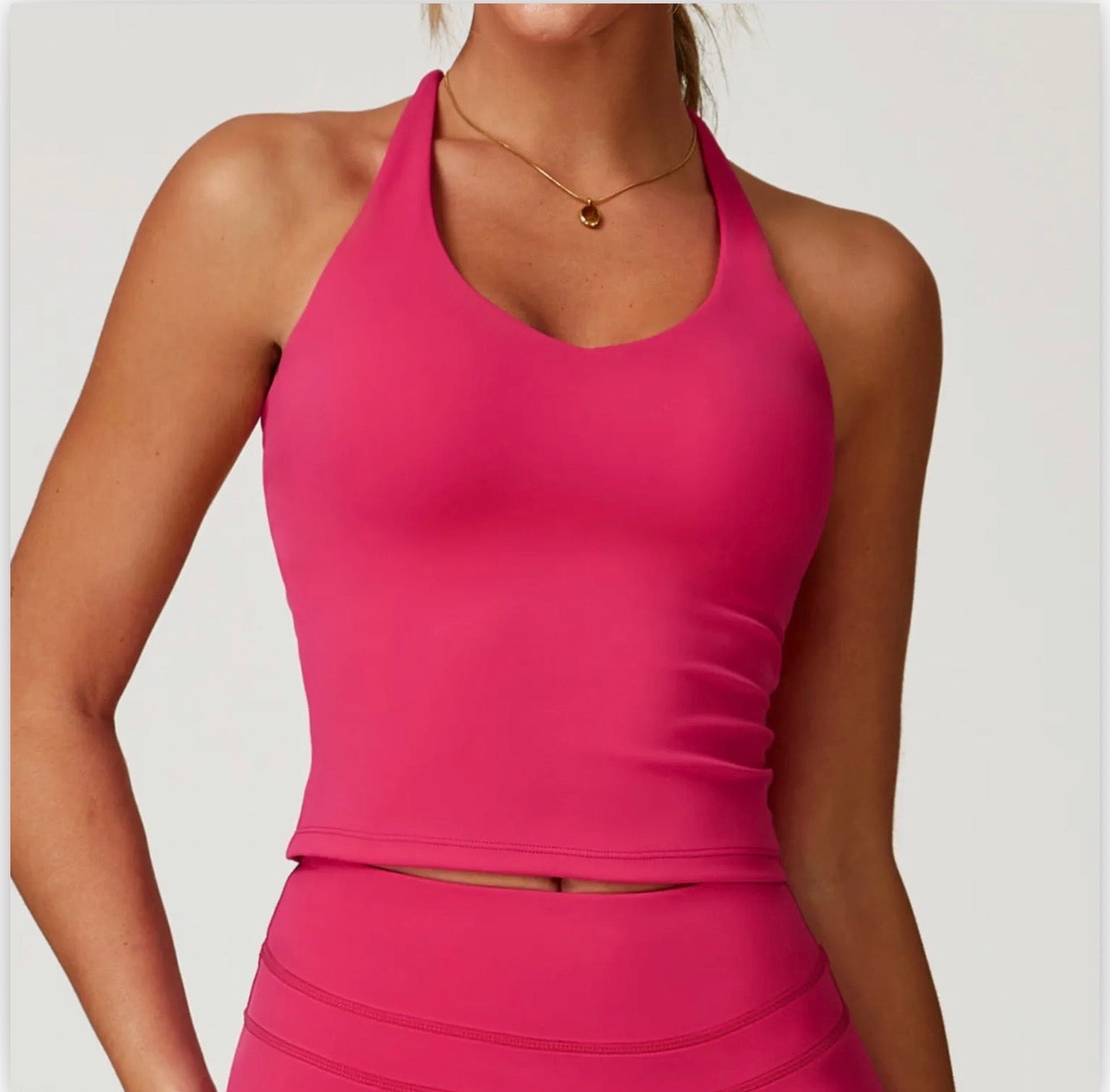 Crisscross back spaghetti top