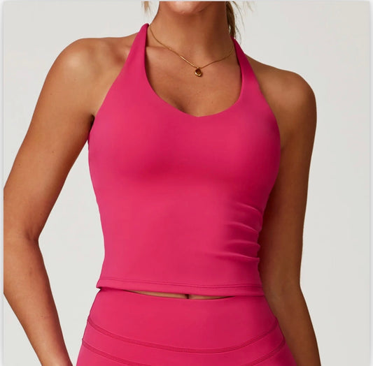 Crisscross back spaghetti top